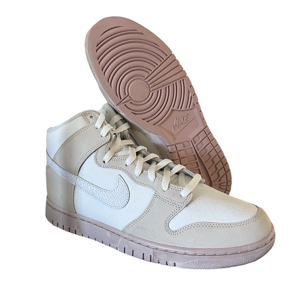 NIKE DUNK HIGH RETRO PRM “Cracked Leather Swoosh" SIZE 13 - Picture 7 of 8